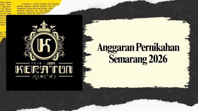 Anggaran Pernikahan Semarang 2026