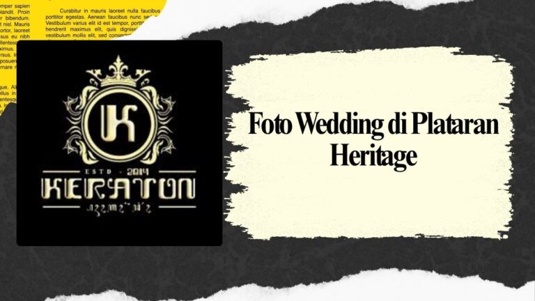 Foto Wedding di Plataran Heritage
