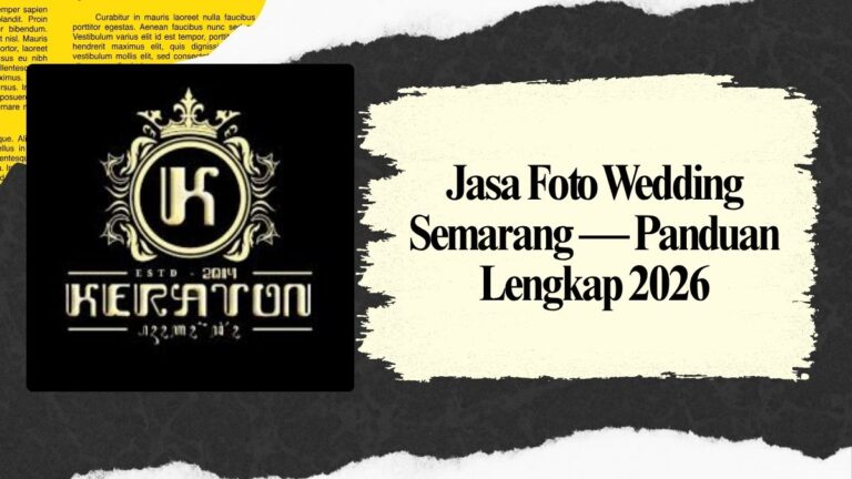 Jasa Foto Wedding Semarang — Panduan Lengkap 2026 (1)