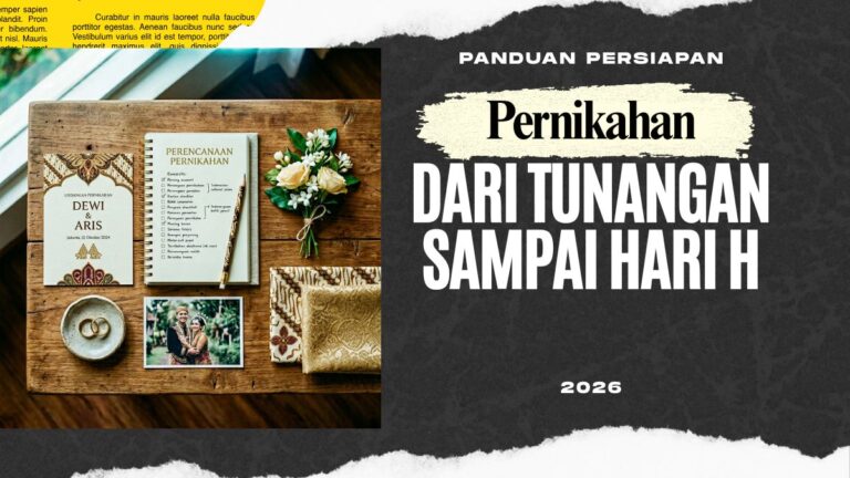 Panduan Persiapan Pernikahan Lengkap 2026 Dari Tunangan Sampai Hari H