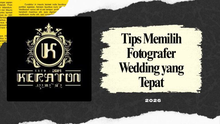 Tips Memilih Fotografer Wedding yang tepat
